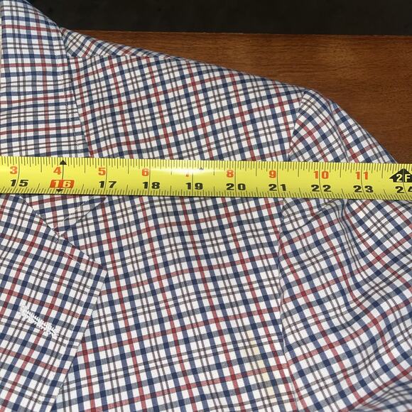 Vintage Plaid Red White Blue Sport Jacket Blazer - Picture 8 of 8